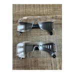 DİBA AVM 2 Adet Koruma Gözlüğü Iş Güvenliği Gözlük Şeffaf Laboratuvar Deney Inşaat Gözlüğü Çapak Gözlüğü