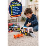 Dickie Toys Işıklı Sesli Disk Atan Ambulans Aracı Sedyeli Oyuncak Modeli 30 cm