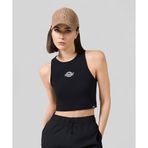 Dickies DK0A4Y8DBLK1-001 Powers Crop Top Siyah Kadın Atlet