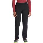 Dickies Kadın Scrub Pull-on Pantolon Orta Yükseliş Konik Bacak Altları 6 Cepli ve Ribana Örgü Kemer DK135, Siyah, L