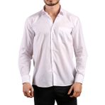 Dicotto Beyaz Rahat Kesim Cepli Uzun Kol Regular Fit Erkek Gömlek - 150-1