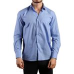 Dicotto Koyu Mavi Rahat Kesim Cepli Uzun Kol Regular Fit Erkek Gömlek - 150-23 - XL - Mavi - Koyu Mavi