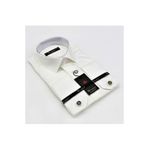 Dicotto Krem Micro Kumaş Kol Düğmeli Slim Fit Düz Renk Gömlek