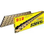 Did 520-114Vx3 1988-2012 Suzuki RM 250 Uyumlu Zincir Vx3 Xring Gold (Sarı) Renk