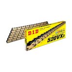 Did 520-114Vx3 2017-2023 Sherco 250 SE Factory 2T Uyumlu Zincir Vx3 Xring Gold (Sarı) Renk