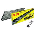 Did 525-110Vx3 2005-2008 Mv Agusta Brutale 910 R Uyumlu Zincir Vx3 Xring Celik Renk