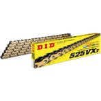 Did 525-118Vx3 2007-2016 Suzuki Gsf 650 Bandit S Uyumlu Zincir Vx3 Xring Gold (Sarı) Renk