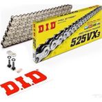 Did 525-118Vx3 2008-2016 Suzuki Gsx 650 F Uyumlu Zincir Vx3 Xring Silver (Gümüş) Renk
