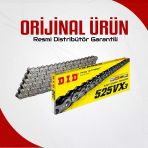 Dıd Suzuki Gsf 650 Bandıt S (2007-2012) 525-118 X-Ringli Zincir (Çelik Renk)