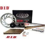 Did Zincir Dişli Seti Aprılıa Tuono (1000 Cc) (2002-2005) / Zincir : DID-525ZVM-X (GOLD)-108 / Dişli: Sunstar (17T) - Jt (42T) / Aprılıa / Tuono / 1000CC / 2002-2003-2004-2005