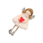 Didiseaon 1 Bilgisayar Melek Bebek Kolye Bebek Peluş Oyuncak Festivali Parti Dekorasyonu Duvar Asılı Bebek Oyuncak Asılı Bebek Noel Bebeği Oyuncak Bebek Noel Peluş El Sanatları Anne Aşk
