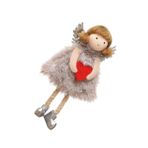 Didiseaon 1 Bilgisayar Yılbaşı Ağacı Asılı Süsler Asılı Bebek Vaftiz Vaftiz Bebek El Sanatları Elfler Dua Bebeği Kolye Noel Bebeği Peluş Bebek Oyuncak Peluş Süsler Dolgu Anne Tatil Öğeleri