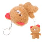 Didiseaon 2 Adet Peluş Ayı Kolye Doldurulmuş Ayı Bebek Hayvan Toplu Anahtarlıklar Anahtarlık Peluş 5 Doların Altındaki Peluşlar Peluş Bebek Anahtarlık Asılı Çanta Karikatür Pp Pamuk Çocuk