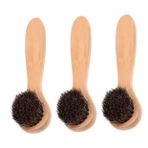 Didiseaon 3 Parça yüz fırçası makyaj temizleme temizlik fırçası yüz temizleme fırçası silikon yüz temizleyici exfoliator yüz tahta fırçası fırçalama erkek yüz temizleyici at yelesi