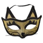 Didiseaon Kedi Venedik Maskeleri Tilki Maskesi Kadınlar Için Siyah Maskeli Balo Maskesi Kostüm Göz Maskesi Karnaval Maskeleri Hayvan Kostüm Aksesuarları Mardi Yüz Maskesi Yavru Kedi Plastik