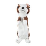 Didiseaon Peluş Hayvan Kalem Çantası Peluş Hayvan Kalemlik Peluş Köpek Kalem Kutusu Kırtasiye Depolama Peluş Karikatür Kalem Kutusu Sevimli Kızlar Sabit Çocuk Kırtasiye Çantası Küçük Köpek