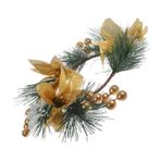 Didiseaon Süs Noel Mum Çelenk Tatil Mum Yüzükleri Çam Kozalakları Mum Halkaları Iç Mekan Için Küçük Çelenkler Noel Masa Süsü Noel Çelenkleri Minyatür Süt Şişesi Noel Mumluk Düğün Pvc