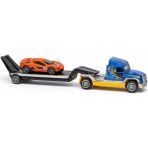 Die Cast Taşıyıcı Tır ve Spor Araba Oyun Seti - Renkli