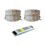 Die Grup 10 Metre Şerit LED Günışığı Renk + 12V 10 Amper 120 Watt LED Trafo - 3 Dirençli Double Pcb - Oturma Odası, Yatak Odası ve Mutfak Için Gizli Aydınlatma [enerji Sınıfı F]