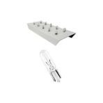 Die Grup 12V T5 1.2W Mini Dipsiz Ampul Seti - 10 Adet Renk Seçeneği