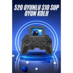 Die Grup 2.4 Inç Ekran 520 Oyunlu Retro Temalı Kablosuz Oyun Kolu El Atarisi