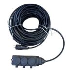 Die Grup 20 Metre 3 Lü Kauçuk Seyyar Uzatma Kablosu – 3x2.5 mm - Renkli - Yok