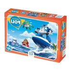 Die Grup 200 Parça Robocar Poli Temalı Çocuk Puzzle Seti