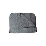 Die Grup 2316 Mikrofiber Peluş Oto Kurulama ve Temizlik Bezi Büyük Boy 60X90 Cm. Gri