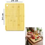 Die Grup 24X34X1.8CM Ahşap Bambu Kesim Panosu - Kesme Tahtası (5324)