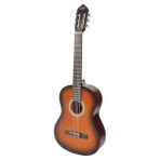 Die Grup 4/4 Ölçek Klasik Gitar, Sunburst Mat Renk ve Sitka Kapak ile