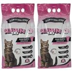 Die Grup 5 Lt Bebek Pudralı Kokulu Kedi Kumu, 2 Paket