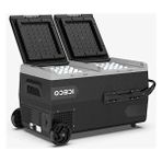 Die Grup 95 Litre Kapasiteli Çift Bölmeli Akülü Oto Buzdolabı, 12/24 Volt