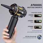 Die Grup Araç Süpürgesi 2in1 Kablosuz Güçlü Araç Süpürgesi ve Hava Üfleyici - 20000PA Turbo Vakum Gücü, 3 Kademeli Fırçasız Motor, 8000 Mah Şarjlı Mini El Süpürgesi, Hepa Filtreli Araba Temizlik Makinesi