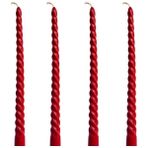 Die Grup Balmumu Konik Burgulu Şamdan Mumu - 4 Adet 27.5 cm - Çok Renkli - 1
