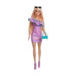 Die Grup Barbie Moda Bebek, Kıyafetleri ve Akseasuarları Parti Elbiseleri ve Çantalar Dahil Kıyafetleri ve Aksesuarlarıyla Barbie Bebek (3 Farklı Kombin) HYT61