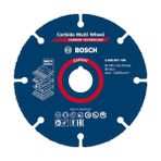 Die Grup Bosch 1x Expert Carbide Multi Wheel Kesici Diskler (Sert Ahşap, Çivili Ahşap, Plastik, Alçıpan Panel, Ø 125 Mm, Aksesuar Küçük Avuç Taşlama Makinesi)