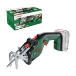 Die Grup Bosch Home And Garden Akülü Bahçe Testeresi/kılıç Testeresi/dekupaj Testere (Pilsiz, 18 Volt Sistemi, Kesme Kapasitesi 80 Mm, Isviçre Hassas Testere Bıçağı, Ahşap Için, Kartonda)