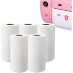 Die Grup Çocuk Kamera Baskı Kağıdı, 5’li Rulo 57X25MM Çekirdekli Fotoğraf Baskı Termal Kağıt Rulo