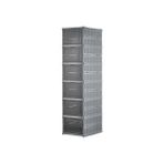 Die Grup Deconox 6 Katlı, Katlanabilir Ayakkabılık, Taşınabilir Çok Amaçlı, Geniş, Katlanabilir Dolap ve Raf, Katlanır Taşınabilir Premium Portatif Organizer Ayakkabılık (25,5cm x 34,5cm x 105,5CM) (Antrasit) - Renkli
