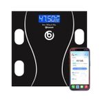 Die Grup Dijital Baskül Bluetooth Vücut Analiz Tartısı - Akıllı Yağ Ölçer Baskül - Android ve Ios Uyumlu, Akıllı Tartı- Baskül Vücut Analizi (Bydiz)