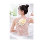 Die Grup Duş Fırçası Lif Uzun Saplı Çift Taraflı Duş Fırçası Kıl ve Lifli Masaj Etkili Vücut Temizleme Peeling Fırçası Sırt ve Cilt Bakımı Için