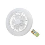 Die Grup E27 Küçük Fan Işığı LED Işıklı Sessiz Tavan Vantilatörü Ayarlanabilir Renk Sıcaklığı Kısılabilir Fan Lambası Ayarlanabilir Fan Hızları 1h/2h/4h Çalışma Odası Için Uzaktan Kumandalı Zamanlayıcı - Renkli