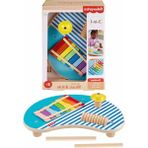 Die Grup Fisher-Price Ahşap Müzik Keyfi 3 Ahşap Parçadan Oluşan Fisher-Price Ahşap Müzik Keyfi ve Oyuncak Perküsyon Enstrümanları HXT91