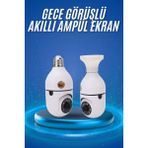 Die Grup Gece Görüşlü Akıllı Dönebilen Ev Kamerası Ampül Kamera