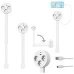 Die Grup Genişletilebilir Dönen Priz, 3 Ac Çıkışlı ve USB Portlu - Çok Renkli - 1