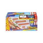 Die Grup Hot Wheels Oyuncak Araba Parça Seti, Track Creator Deluxe Paketi ve 2 1:64 Ölçekli Döküm Araçlar, 25 Feet Farklı Uzunlukta Hızlı Geçmeli Parça ve Konnektörler ('a Özel)