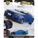 Die Grup Hot Wheels Premium Car Culture Nıssan Skylıne Gt-R V-Spec Iı (BNR34) JBK92 - Renkli