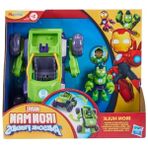 Die Grup Iron Man ve Muhteşem Arkadaşları Iron Hulk 2'si 1 Arada Mekanik Zırh ve Araç, Aksiyon Figürü ve Oyuncak Araç Seti