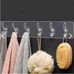 Die Grup Kendinden Yapışkanlı 5'li Süper Yapışkan Askı | Banyo ve Mutfak Düzenleyici - Çok Renkli