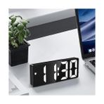 Die Grup LED Ekran USB Güç Dijital Aynalı Masa Saati Sıcaklık Alarm Takvim/adpt